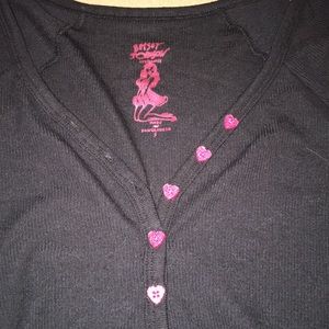 Betsey Johnson thermal sleep shirt